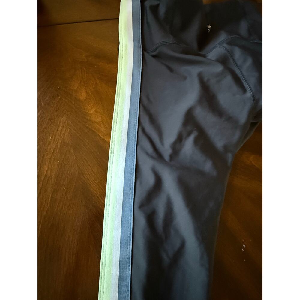 Athleta Interval Side Stripe Leggings S Black Activewear Training Workout Gym - Picture 12 of 15